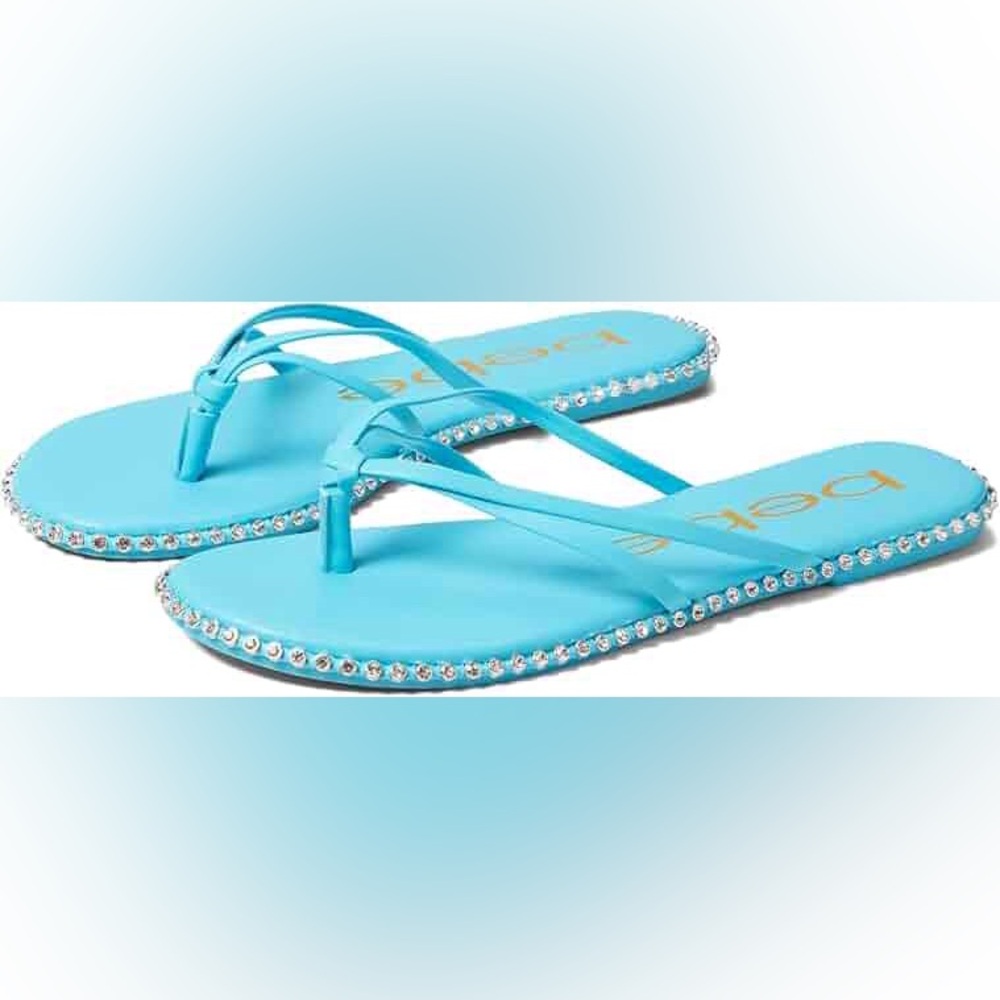 Bebe Blue Sandals with Chic Style